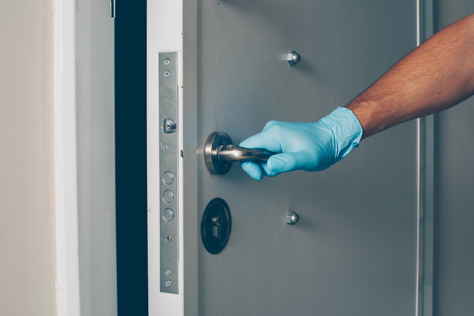 Mécanisme serrure porte blindée multipoints